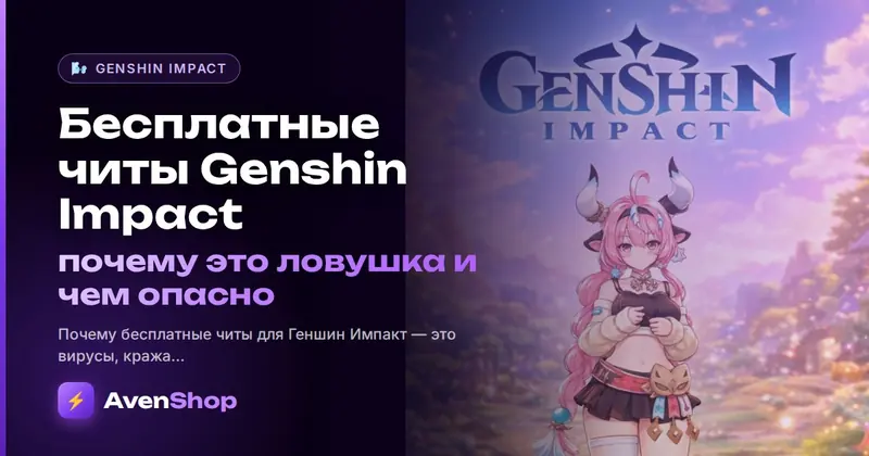 Бесплатные читы Genshin Impact: почему это ловушка и чем опасно