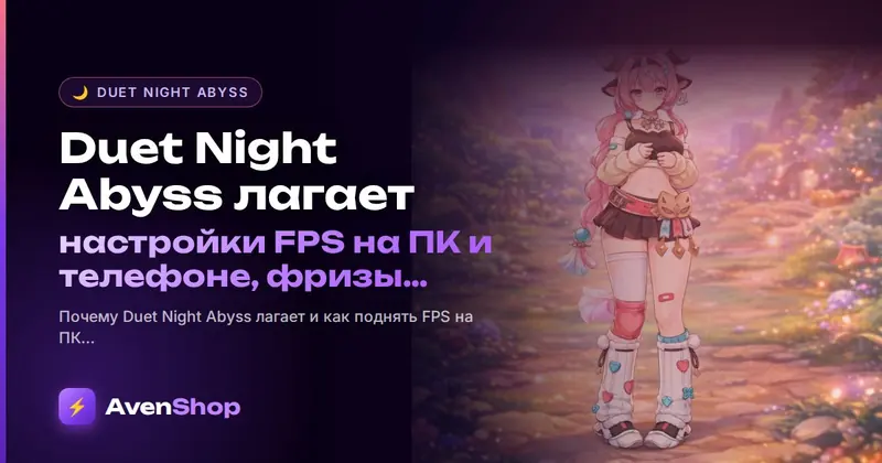 Duet Night Abyss лагает: настройки FPS на ПК и телефоне, фризы в коопе и ошибки