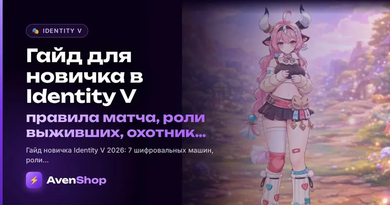 Гайд для новичка в Identity V: правила матча, роли выживших, охотник и ошибки