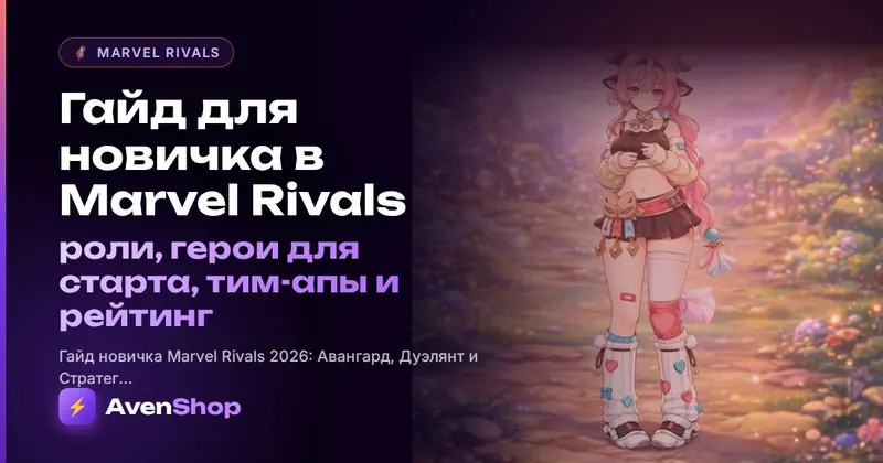 Гайд для новичка в Marvel Rivals: роли, герои для старта, тим-апы и рейтинг