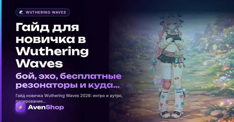 Гайд для новичка в Wuthering Waves: бой, эхо, бесплатные резонаторы и куда крутить