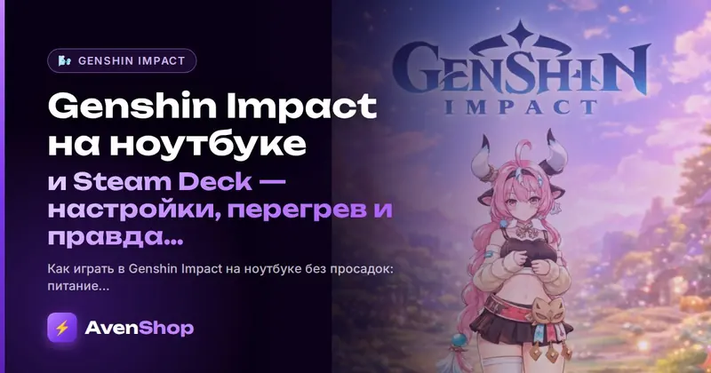 Genshin Impact на ноутбуке и Steam Deck: настройки, перегрев и правда про Linux