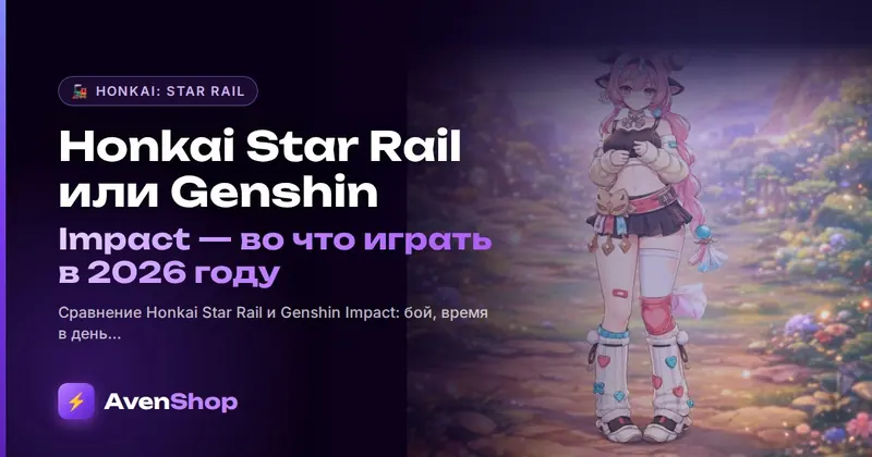 Honkai Star Rail или Genshin Impact: во что играть в 2026 году