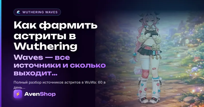 Как фармить астриты в Wuthering Waves: все источники и сколько выходит за неделю