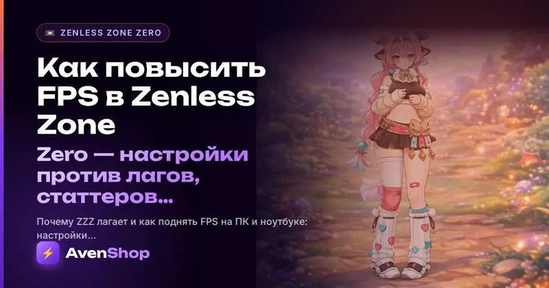 Как повысить FPS в Zenless Zone Zero: настройки против лагов, статтеров и вылетов