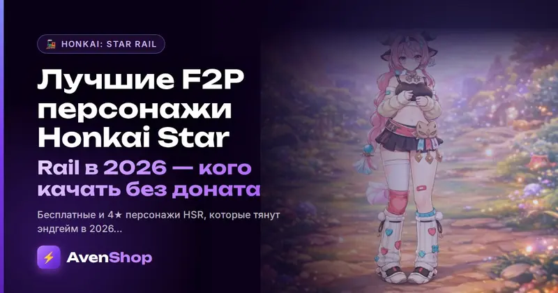 Лучшие F2P персонажи Honkai: Star Rail в 2026: кого качать без доната