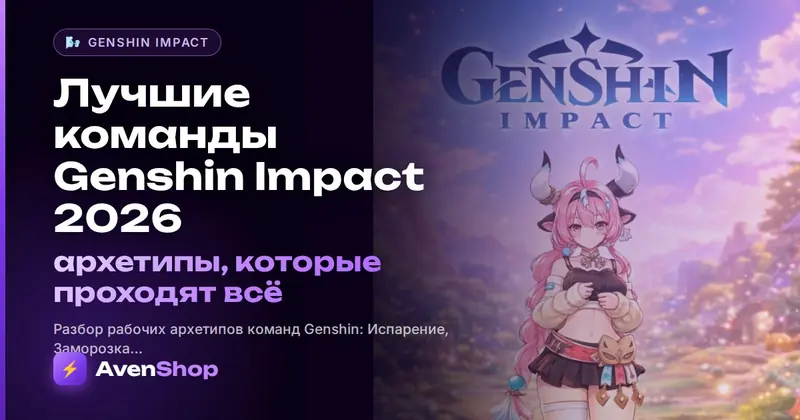 Лучшие команды Genshin Impact 2026: архетипы, которые проходят всё