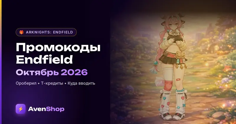 Промокоды Arknights Endfield на октябрь 2026: ороберил, Т-кредиты и как активировать