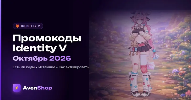 Промокоды Identity V на октябрь 2026: есть ли коды и как активировать