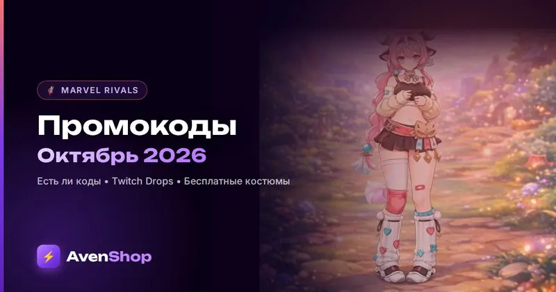 Промокоды Marvel Rivals на октябрь 2026: есть ли коды и бесплатные костюмы
