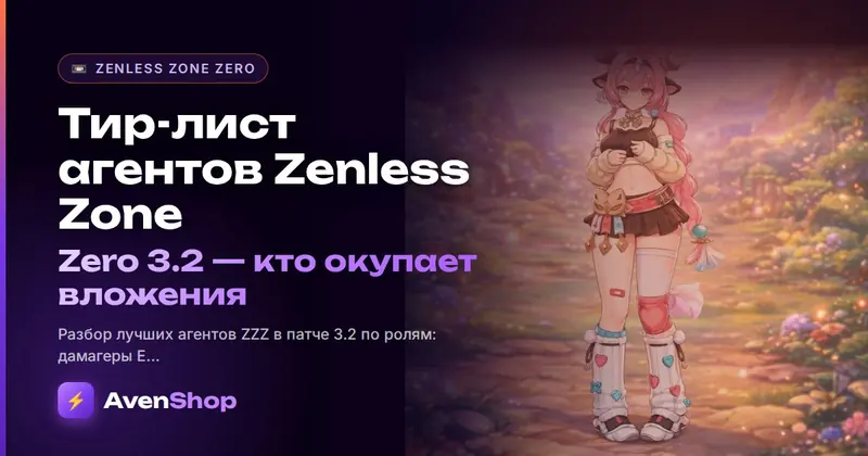 Тир-лист агентов Zenless Zone Zero 3.2: кто окупает вложения
