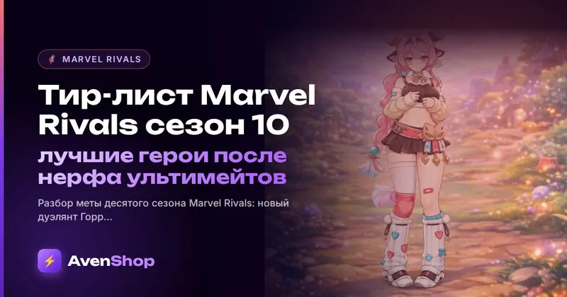 Тир-лист Marvel Rivals сезон 10: лучшие герои после нерфа ультимейтов
